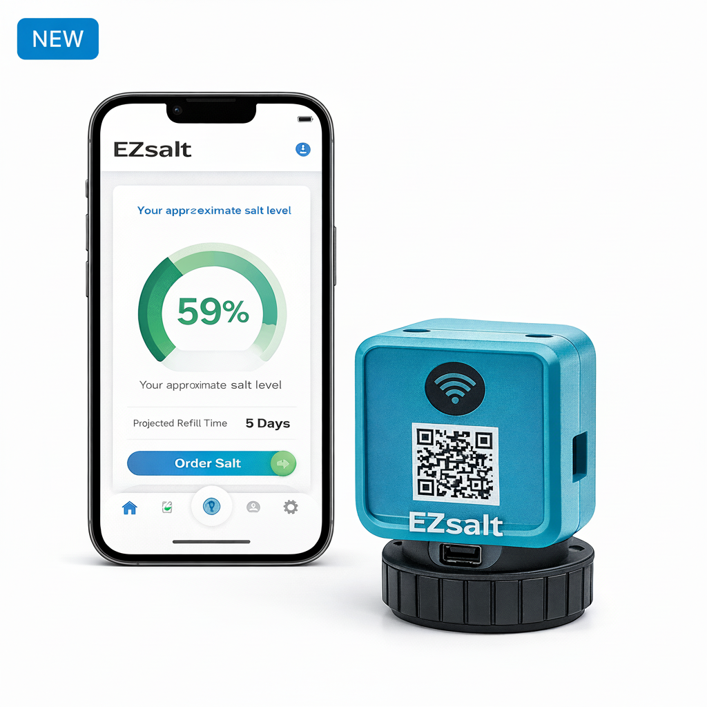 EZsalt Sensor 3.0 Wi-Fi Salt Level Monitor for Water Softener Brine Tanks