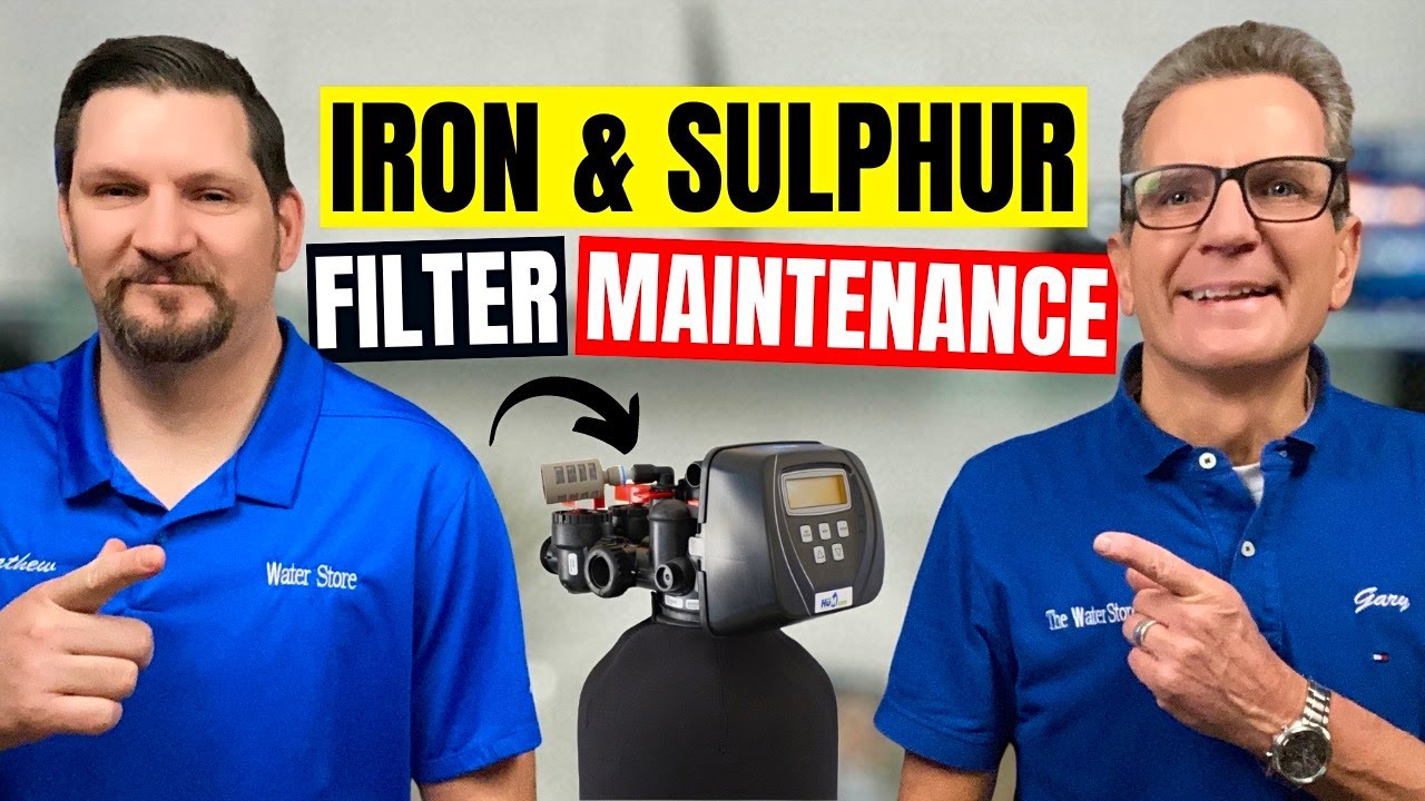 EASY DIY Iron & Sulfur Filter MAINTENANCE