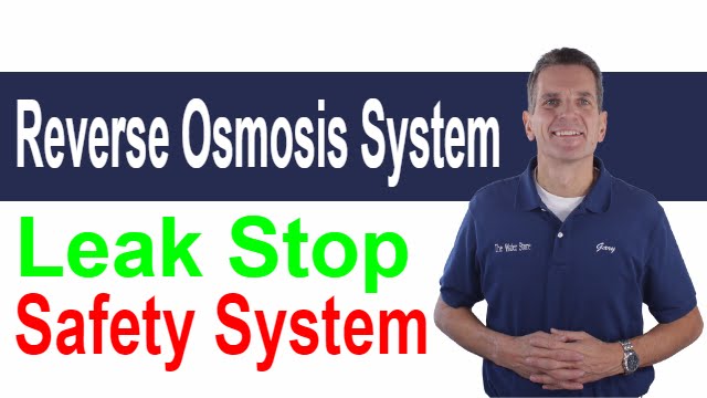 Reverse Osmosis Drinking Water System Guards Leak Stop Safety Featrure