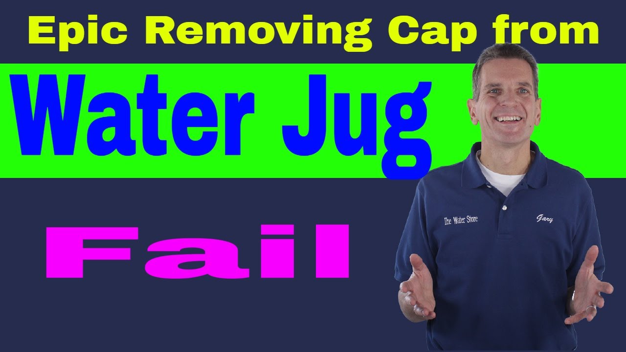 Epic Removing Cap from Water Jug Fail - Midland, Ontario