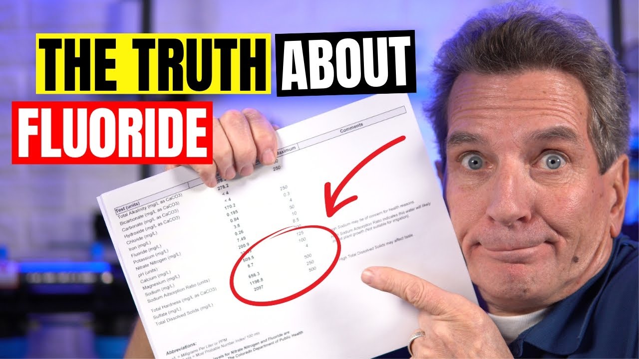 What Your Dentist WON'T Tell You About FLUORIDE in Your Water