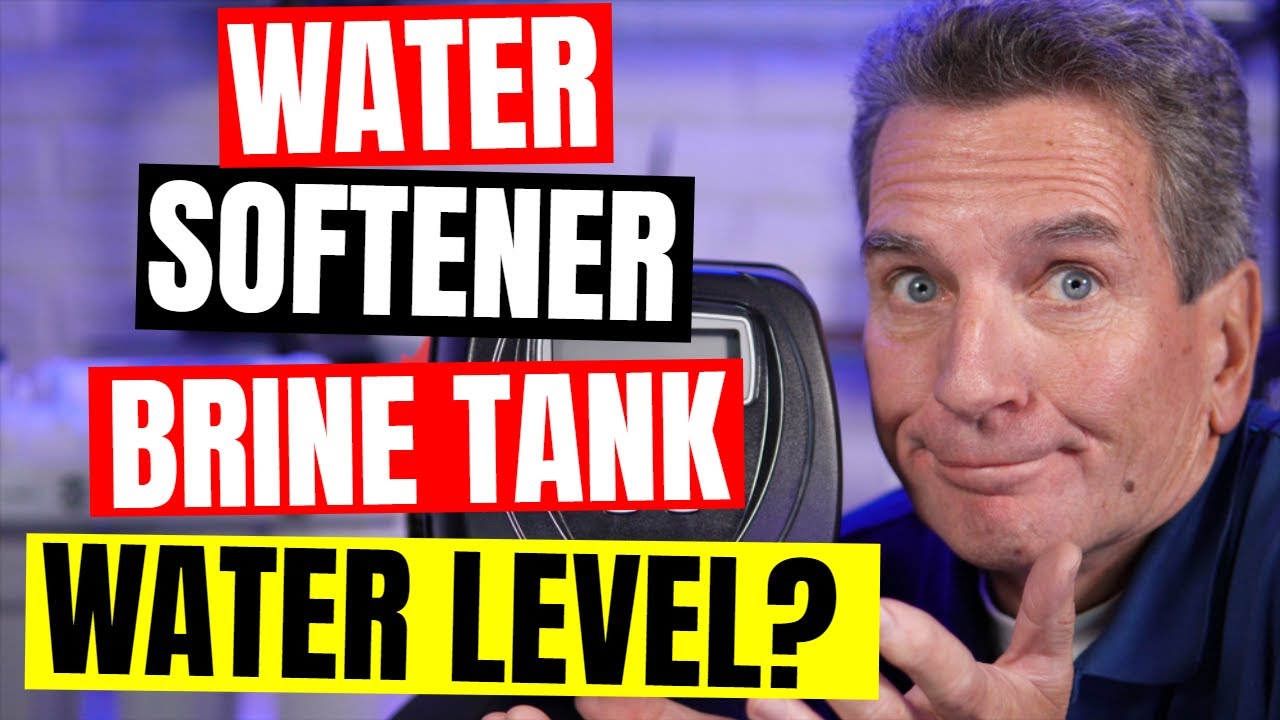 How Much Water Should Be In My Water Softener Brine Tank?
