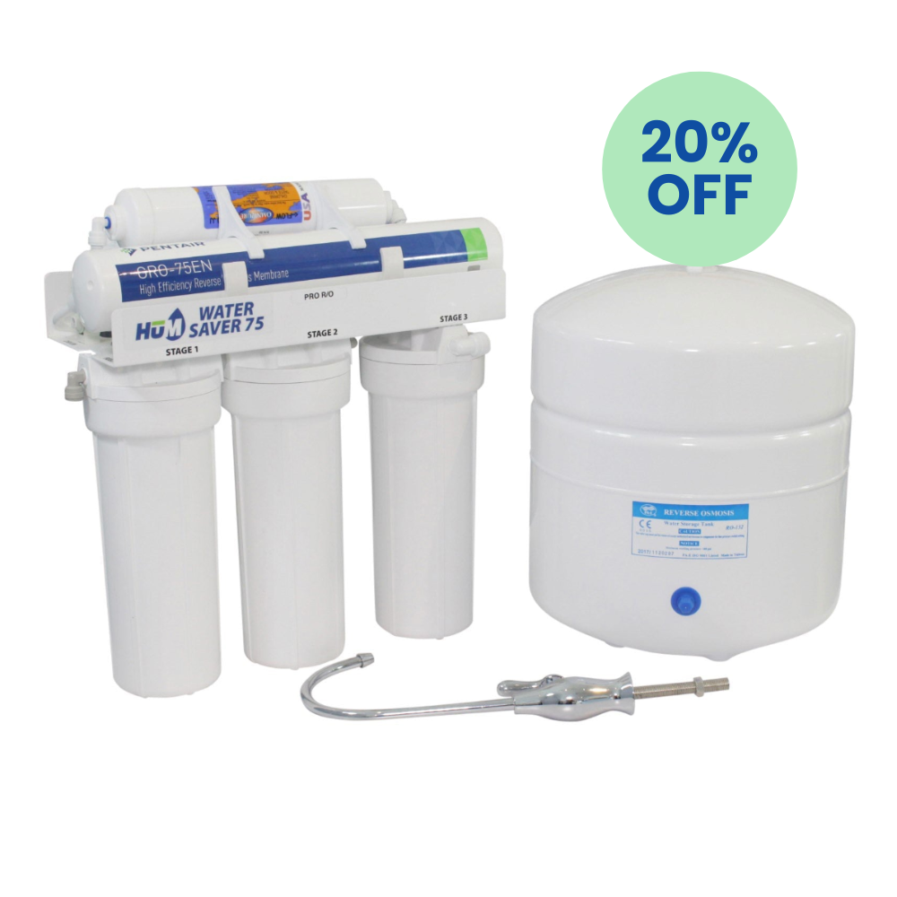 HUM Water Saver 75 gpd Reverse Osmosis System (20% OFF)