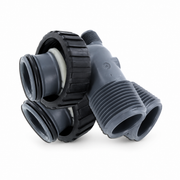 Clack WS1 1" Plastic Male NPT Elbow Assembly