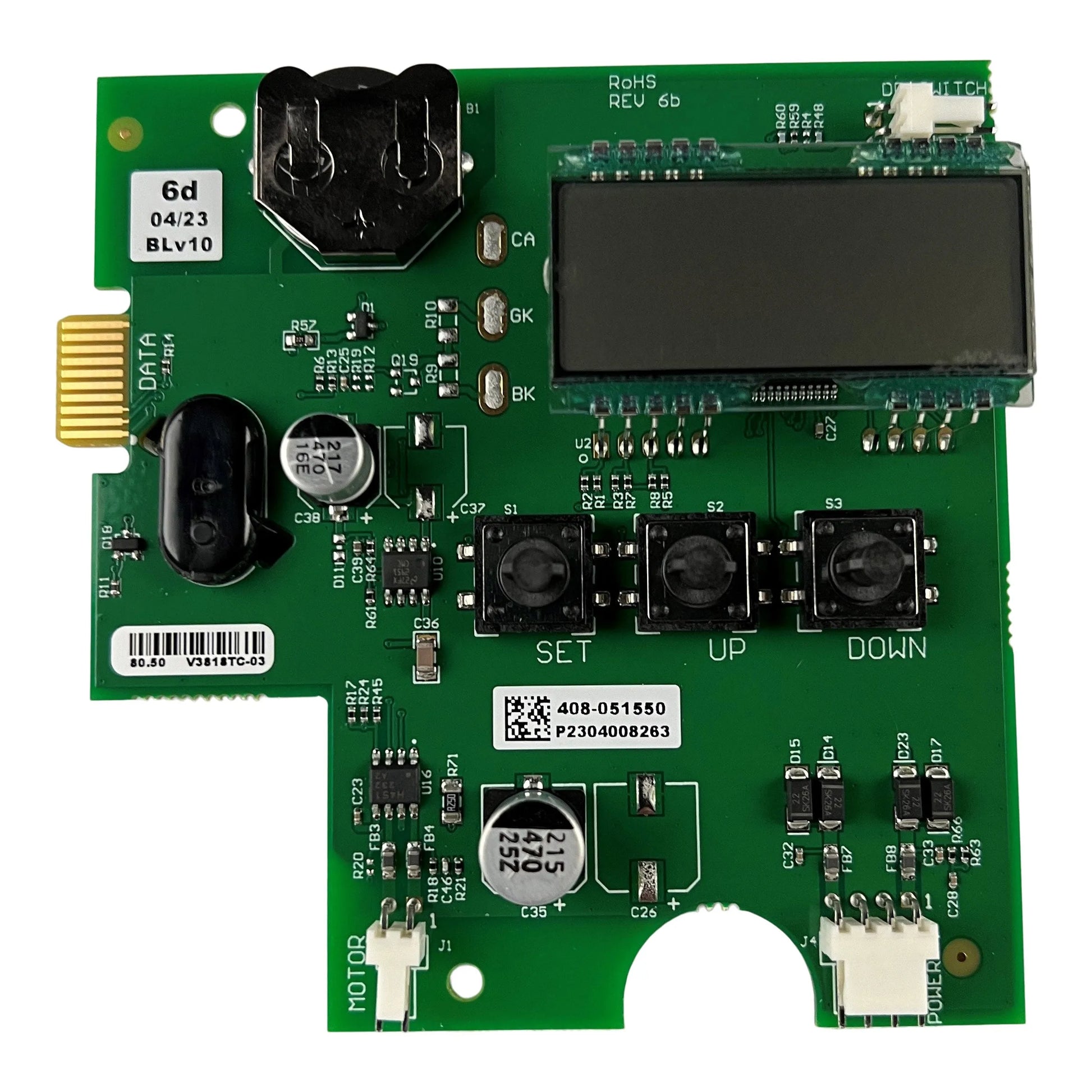 Clack WS1 3 Button Valve Circuit Board V3108TC
