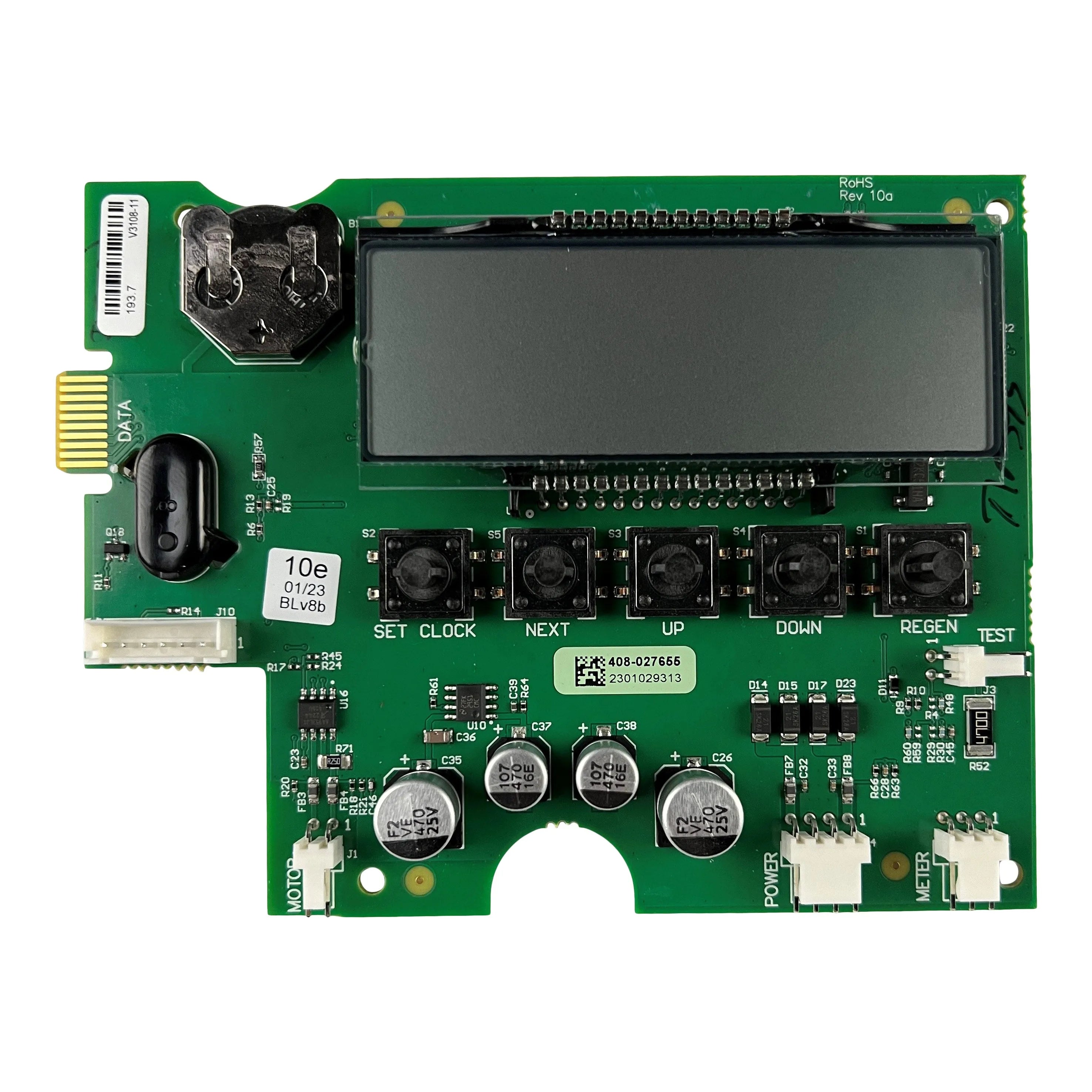 Clack WS1 5 Button Valve Circuit Board V3108