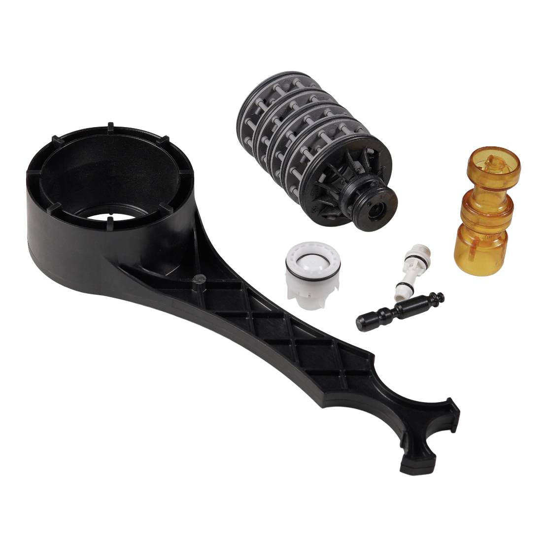 Clack WS1 FOB/C/K Rebuild KIT with White Injector & Wrench Bundle