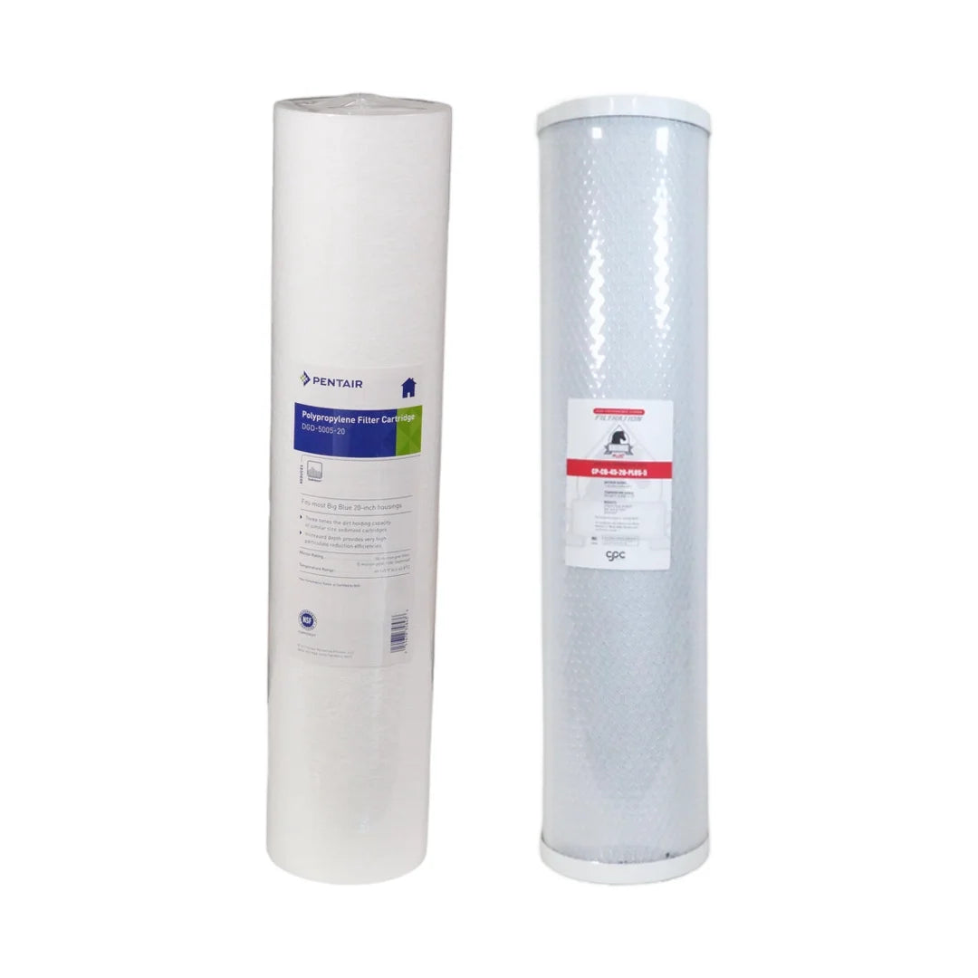 Combo Filter Pkg for 20" Big Blue Minirack Ultraviolet Disinfection Systems | Bundle