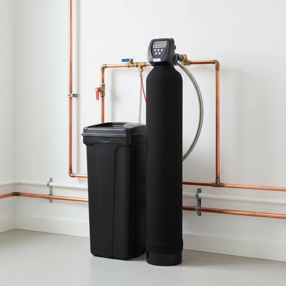 Ecomix Whole House Water Softener & Iron Filter System 1.5