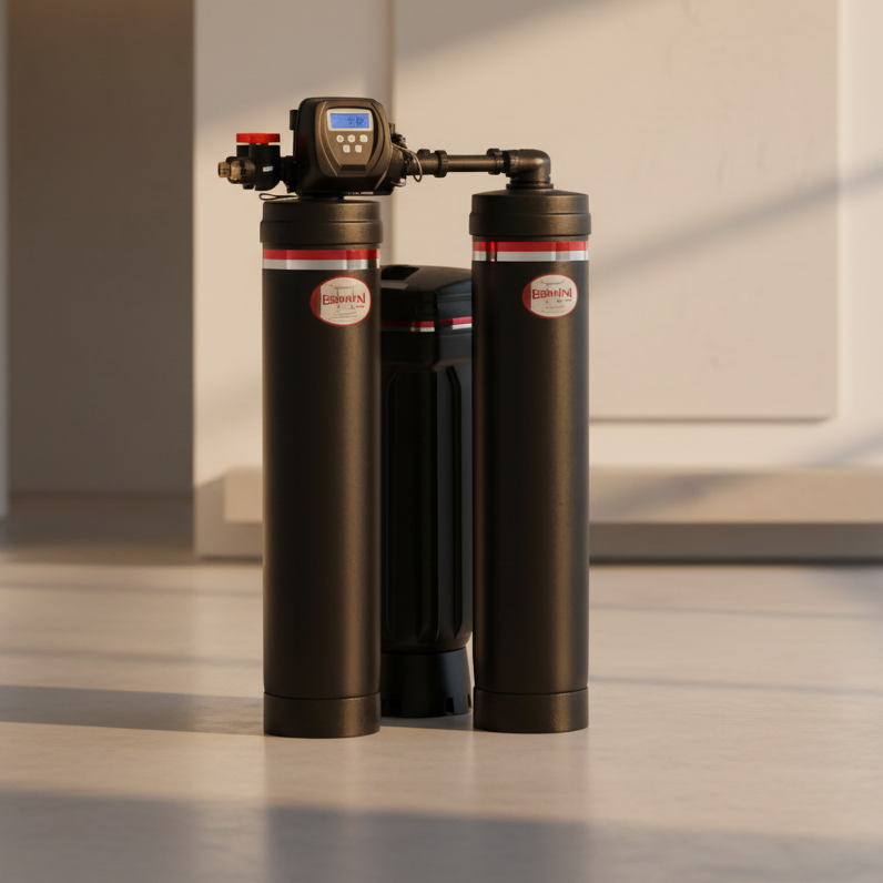HUM Gemini Dual Water Softener 30K