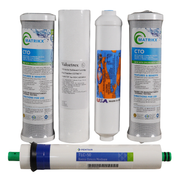Goldline Reverse Osmosis 4 Filters and 1 Membrane Combo Pack | Bundle