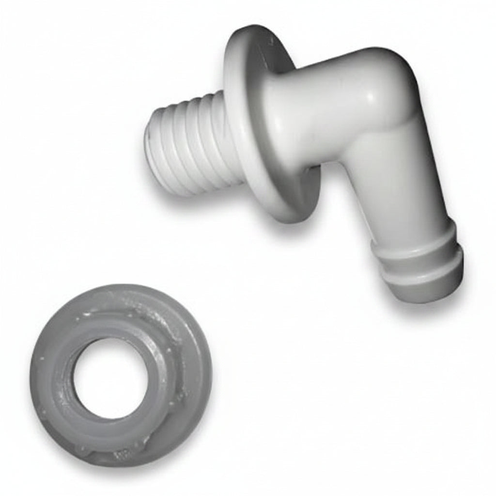 Clack Brine Tank Overflow Elbow and Nut