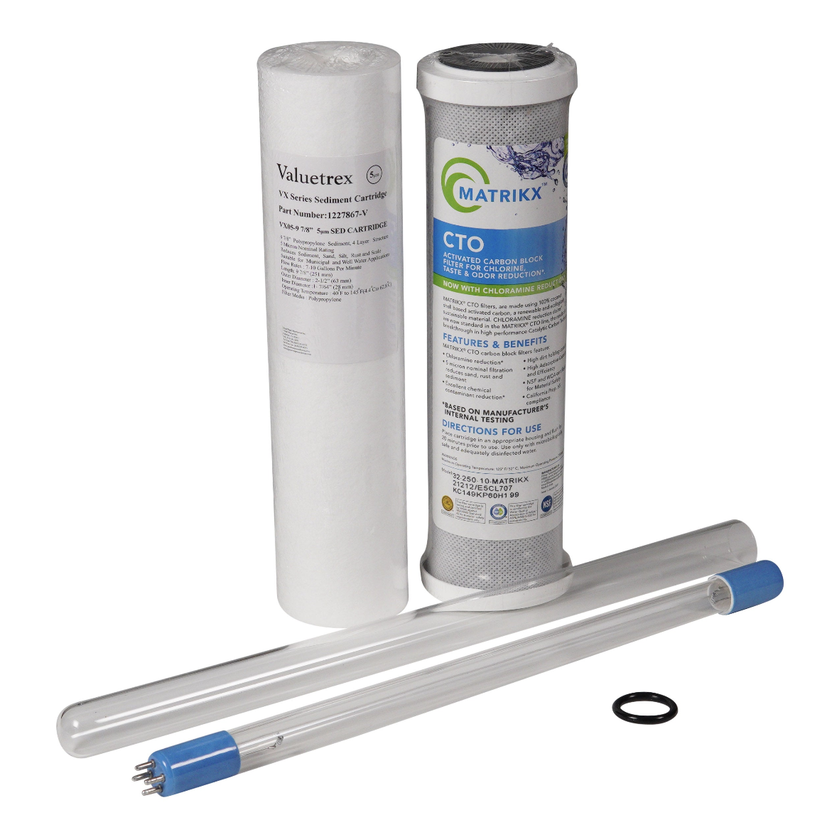 HUM Safe Water 6 Lamp, Sleeve and Filters | Bundle