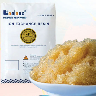 LanLang Water Softening Cation Resin 8% Crosslinked , 1 Cubic Foot