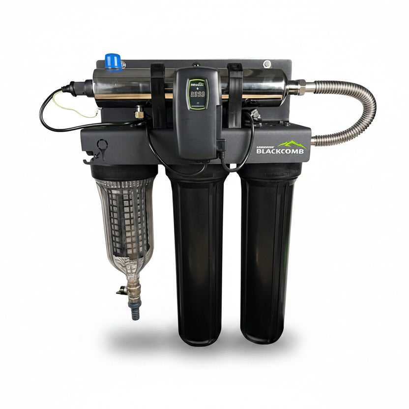 Luminor Blackcomb Trio 15 gpm Rack UV System LBH4-Z122 Front