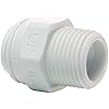 John Guest 1/4&quot; OD x 1/2&quot; NPTF Push-to-Connect Male Connector Part PP010824W