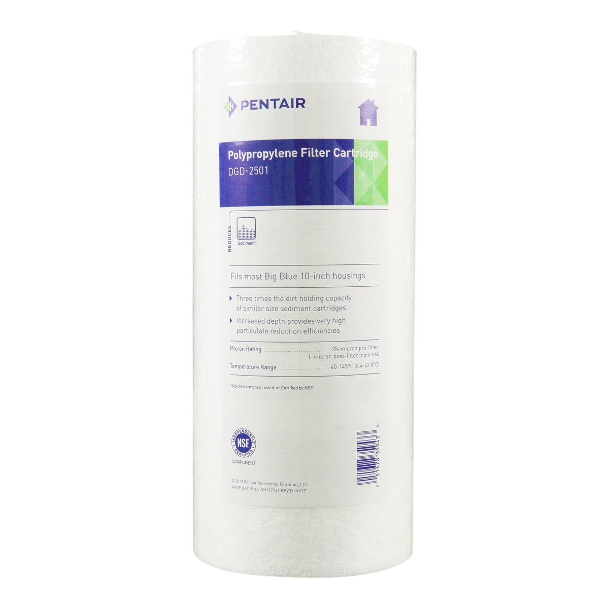 Combo Filter Pkg for 10&quot; Big Blue One 50-5 Sediment One Carbon | Bundle