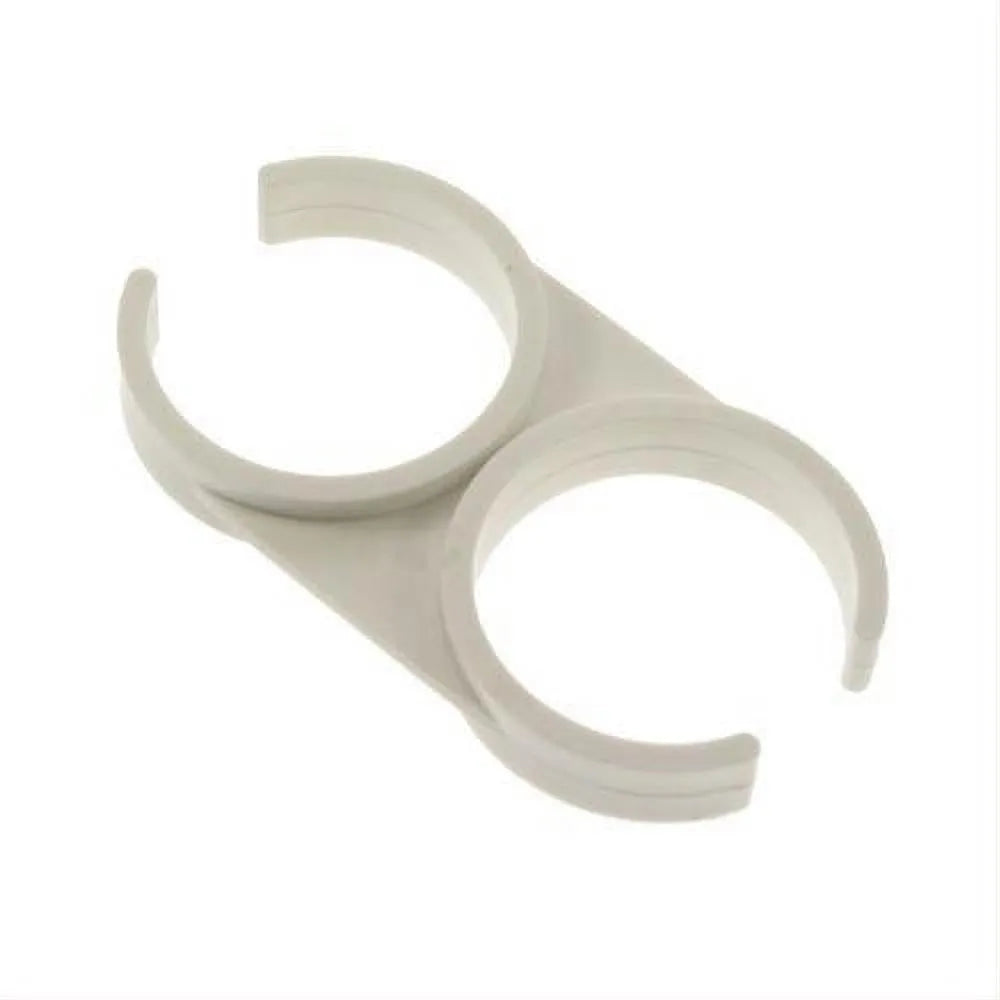 Reverse Osmosis Double Cilp 2.5" x 2" White