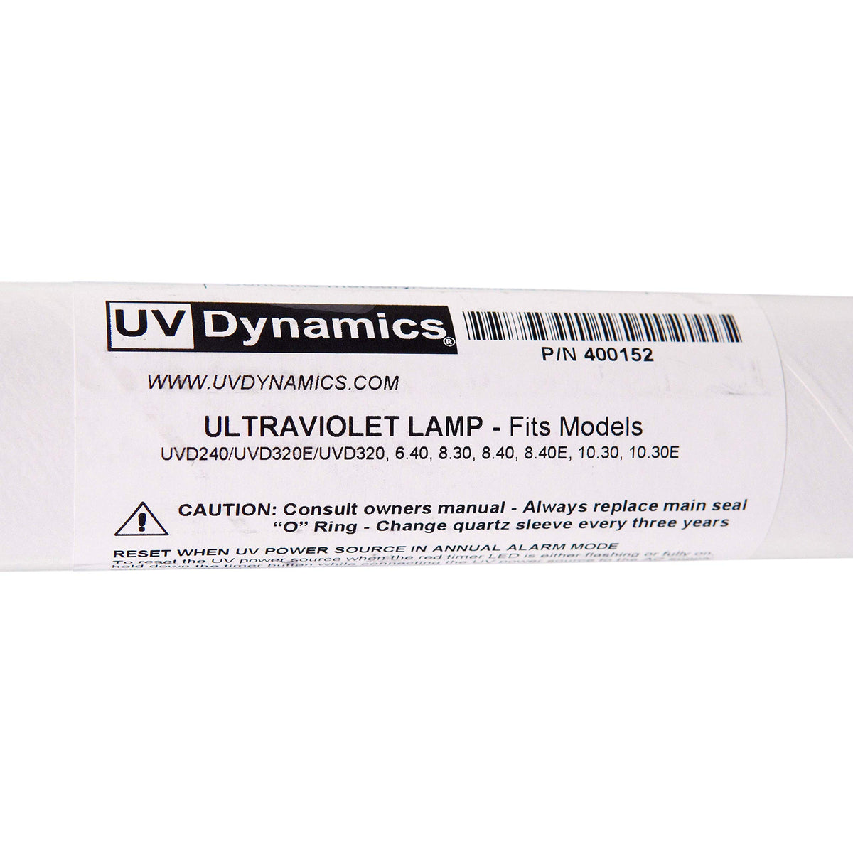 UV Dynamics 400152 Replacement UV Lamp