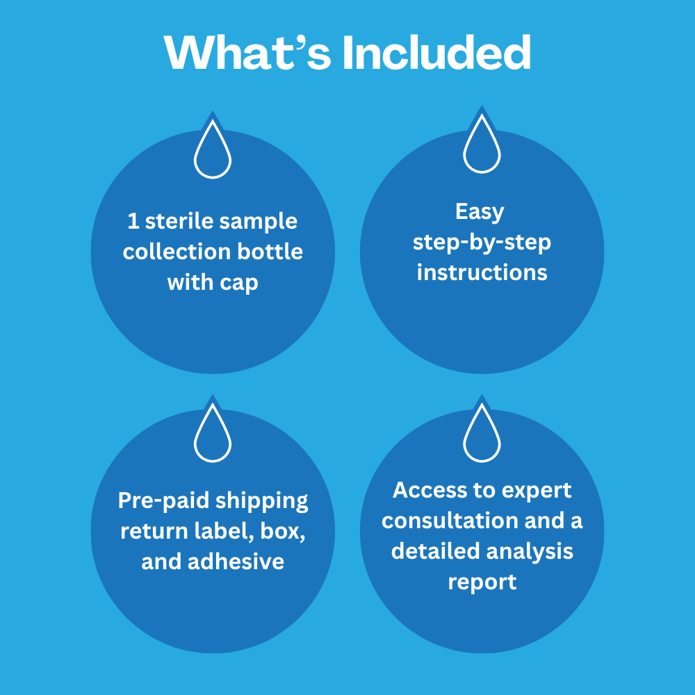 Water Test Kit with Expert Analysis & Guided Solutions