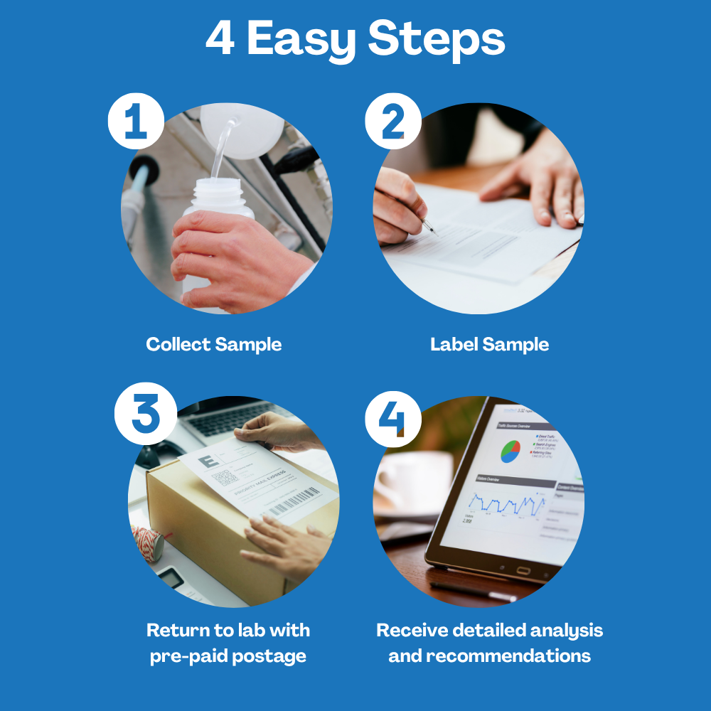 Water Test Kit with Expert Analysis & Guided Solutions