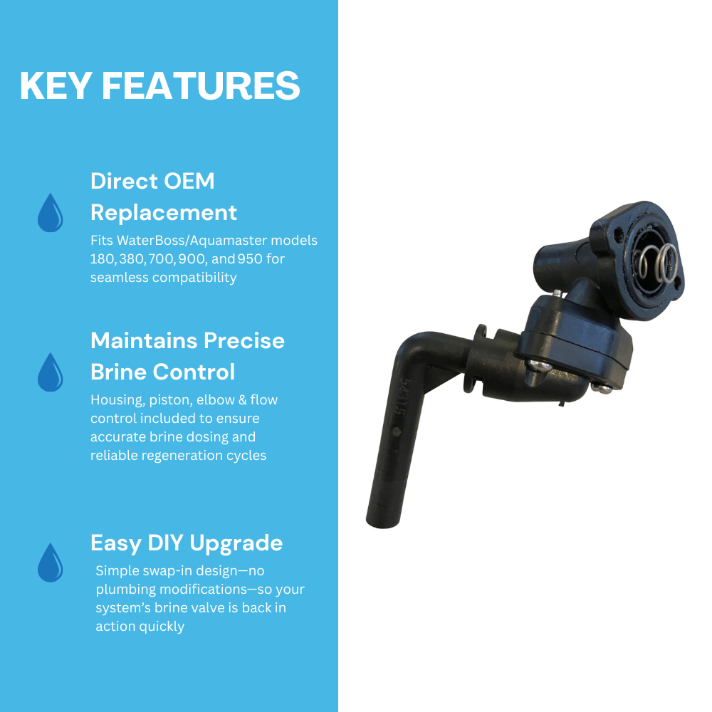 WaterBoss Replacement Brine Valve Part 54521
