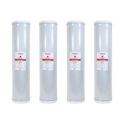 Workhorse Carbon Block Filter 4.5" x 20" - 5 Micron 4 Pack | Bundle