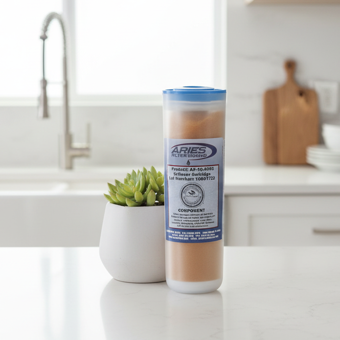 Aries Water Softening 10" x 3" Standard Cartridge Blue - Part # AF-10-3003