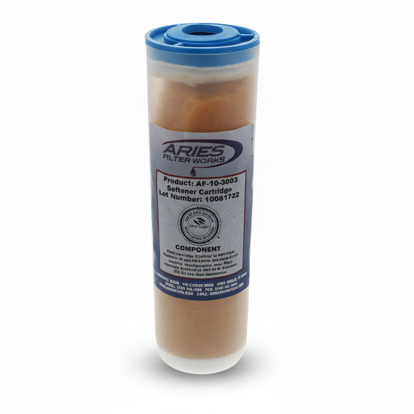 Aries Water Softening 10" x 3" Standard Cartridge Blue - Part # AF-10-3003