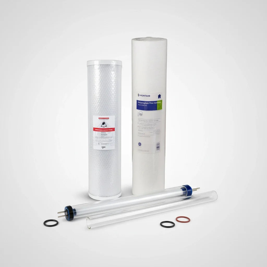 UV Dynamics MR400E-TP2/220 Lamp, Sleeve and Filters | Bundle