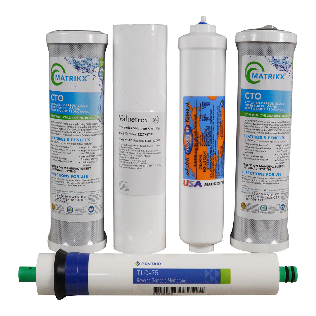 Waterite R/O Combo Pack for Vectapure NX + Membrane