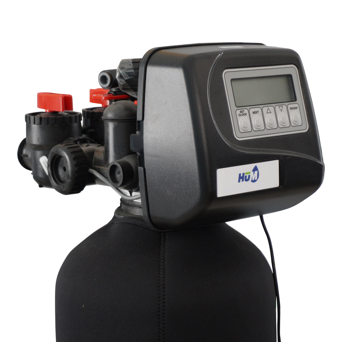 HUM 1" Metered Premium Water Softener Valve Front Side