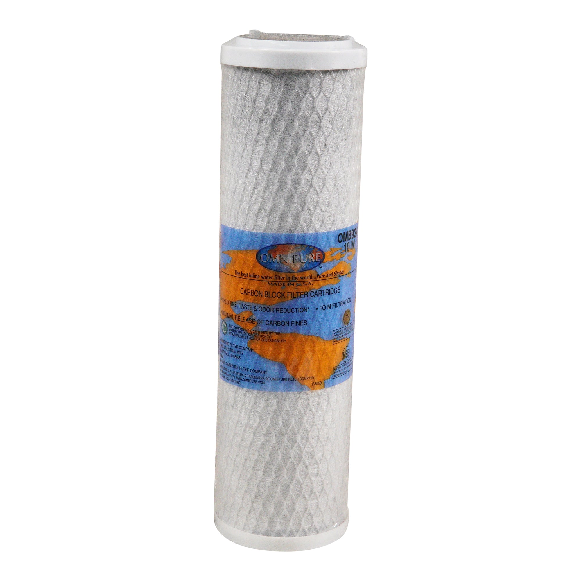 Omnipure Filter Cartridge 9 3/4" X 2.5" Carbon OMB934XF
