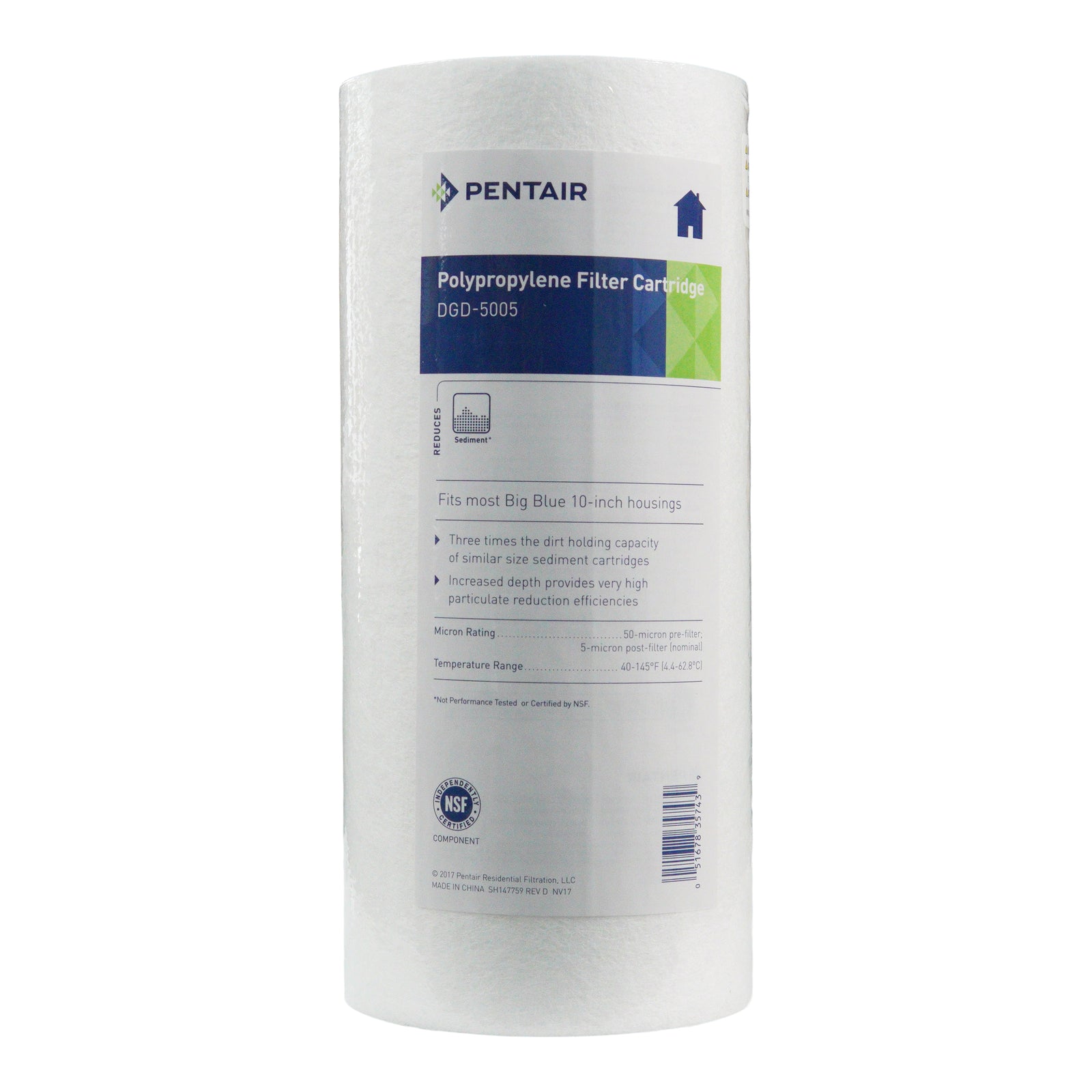 Pentek 10" BB Sediment DGD-5005  #155357-43