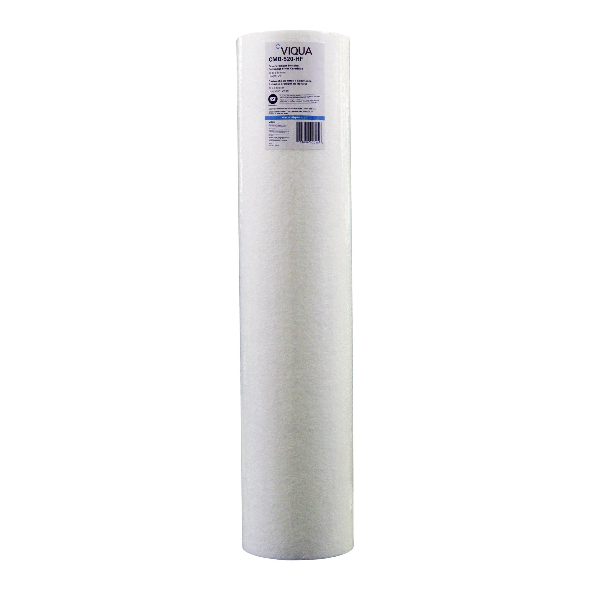 Viqua 20" 20 to 5 Micron Sediment Filter #SMF CMB-520-HF