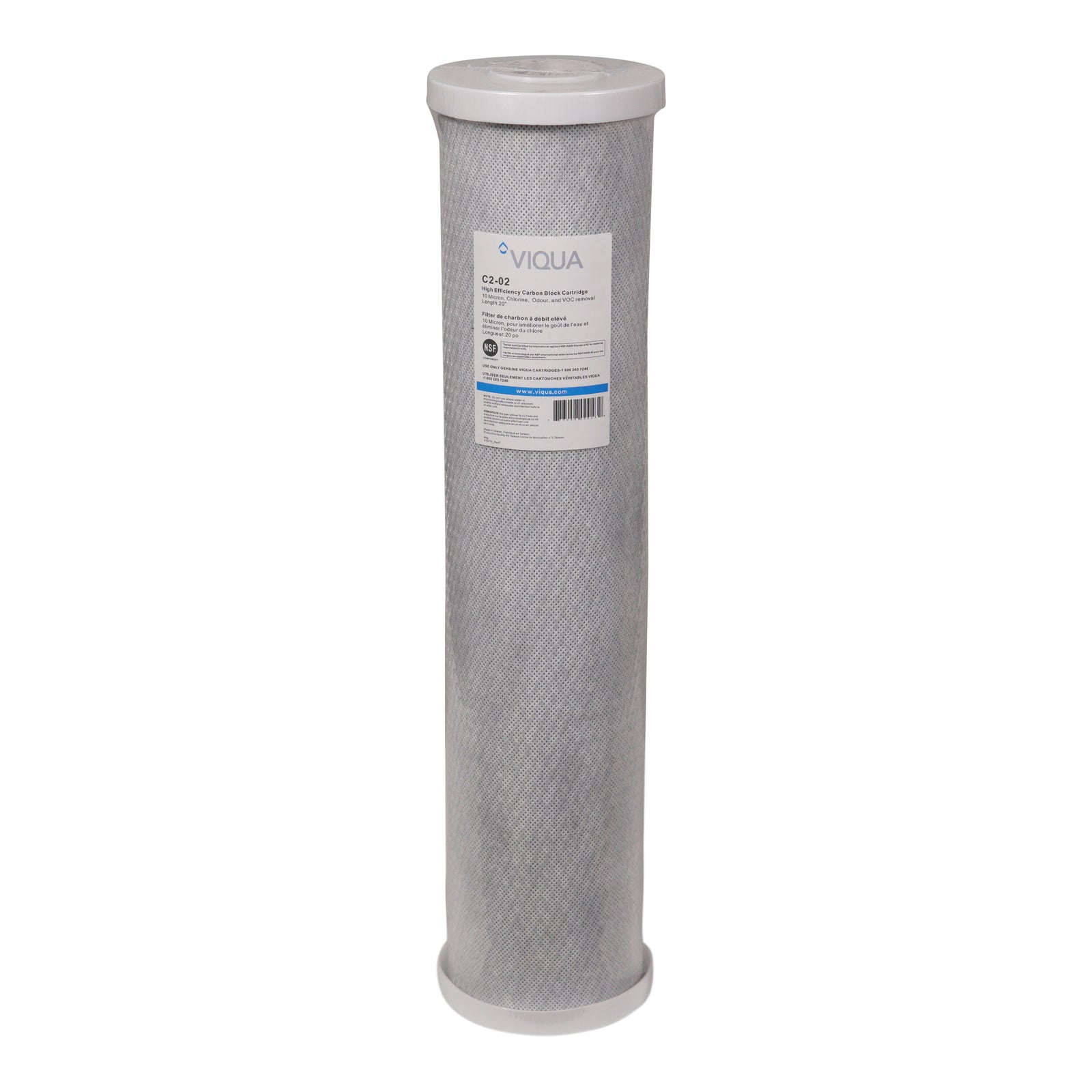 Viqua 20" BB Modified 10 M Carbon Block Water Filter #C2-02